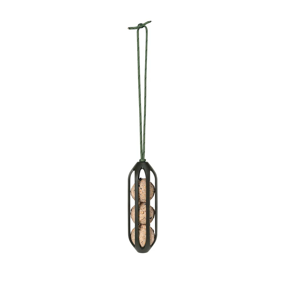 RO Birds Mejsekugleholder, H 20 cm, grøn RO Birds Mejsekugleholder, H 20 cm, grøn