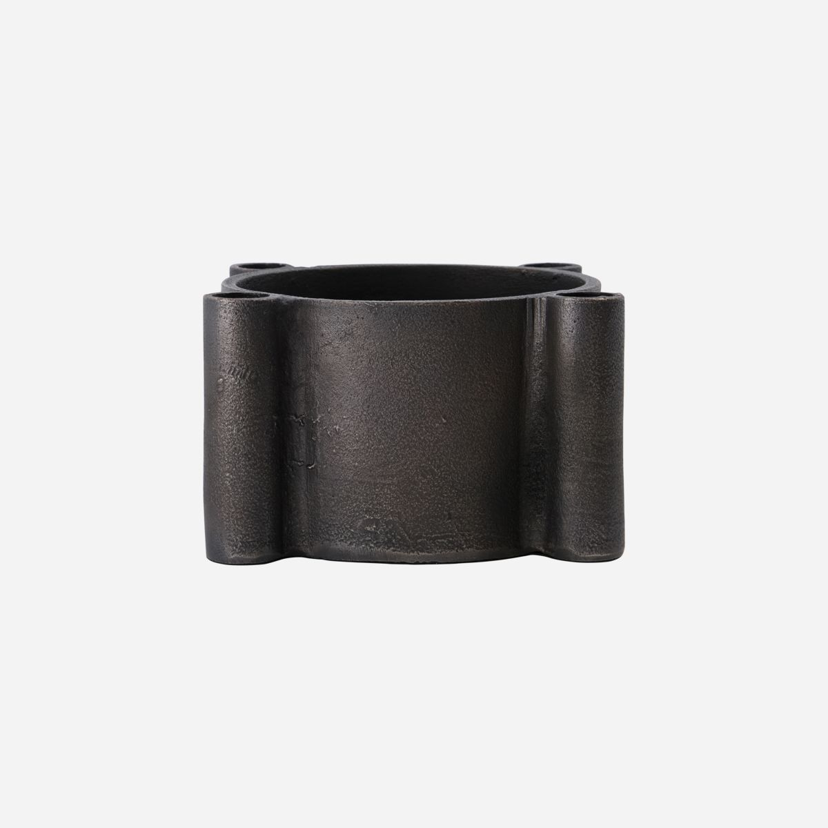 Lysestage, Four, antik kobber Lysestage, Four, antik kobber