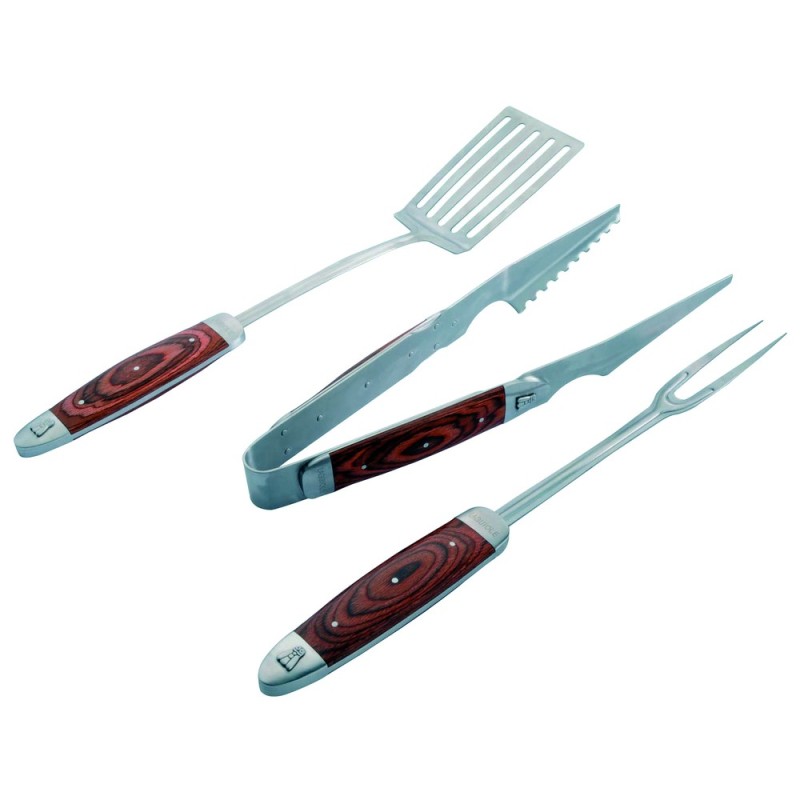 Laguiole Grillsæt med forklæde og handske i taske