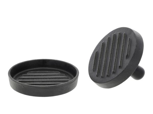 HOLM Burgerpresser Dia 12 cm Sort støbejern