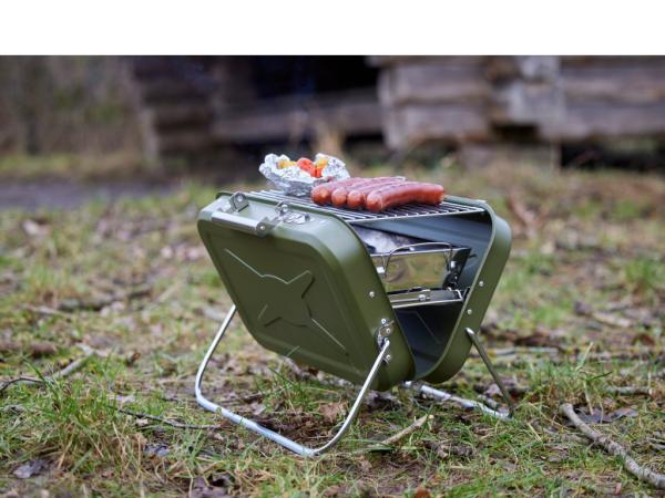 To go BBQ kulgrill 40 x 31,5 x 32 cm Army Stainless steel To go BBQ kulgrill 40 x 31,5 x 32 cm Army Stainless steel