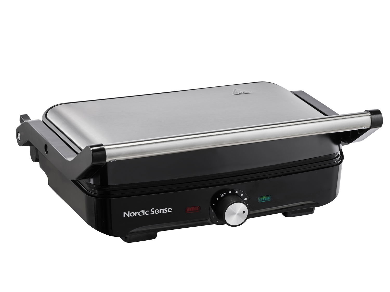 Paninigrill 1600 watt Stål/Sort