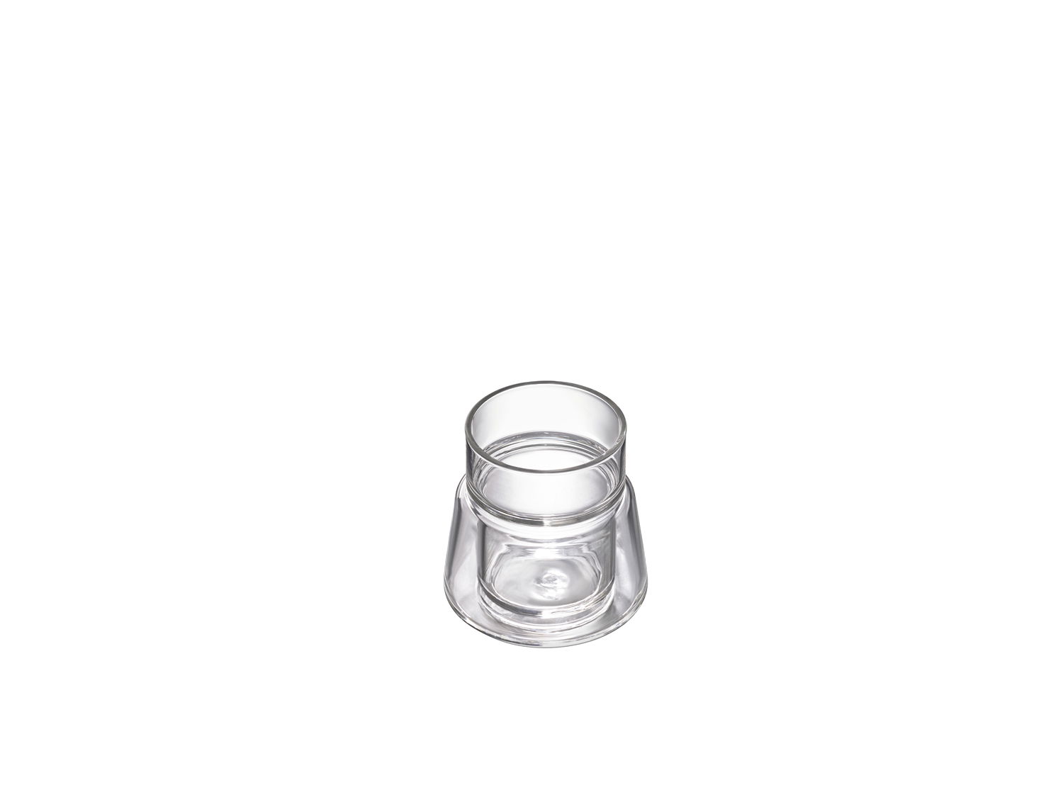 Jacob Jensen Small Dobbeltvægget glas Dia 6,5 x 7 cm 7 cl Clear