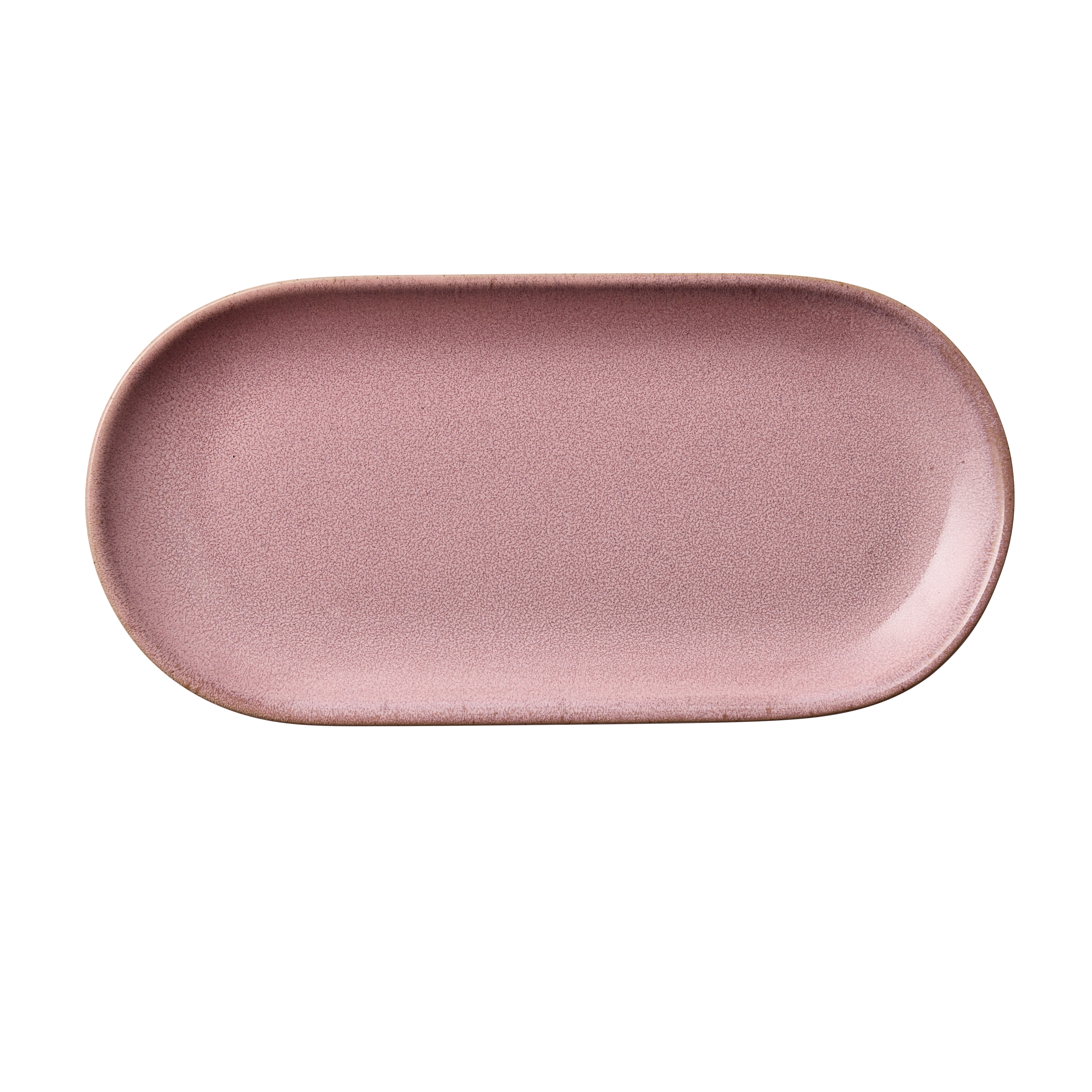 RAW Colour - oval tallerken. 25x12x1,5 cm. Roseish