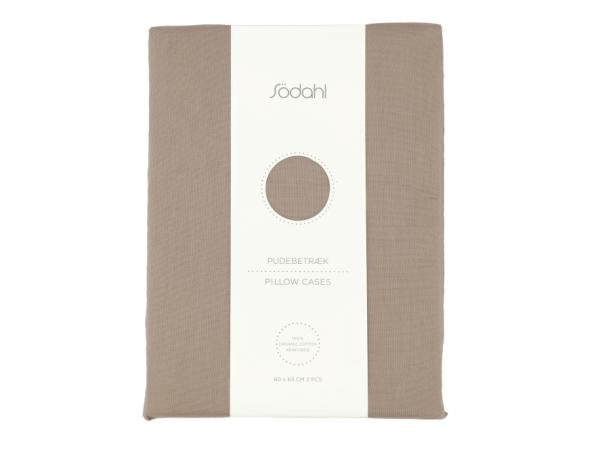 Södahl Calm Pudebetræk 60 x 63 cm 2 stk. Taupe