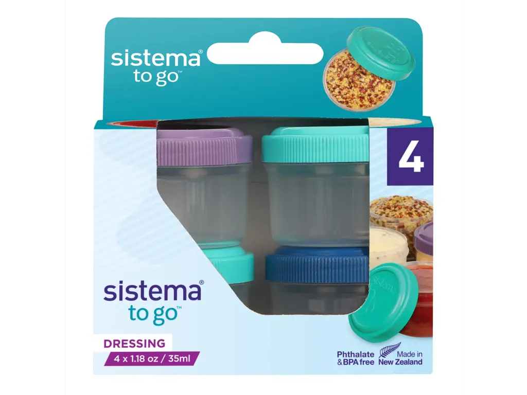 Sistema Dressing To Go 4Pack 35ml Sistema Dressing To Go 4Pack 35ml