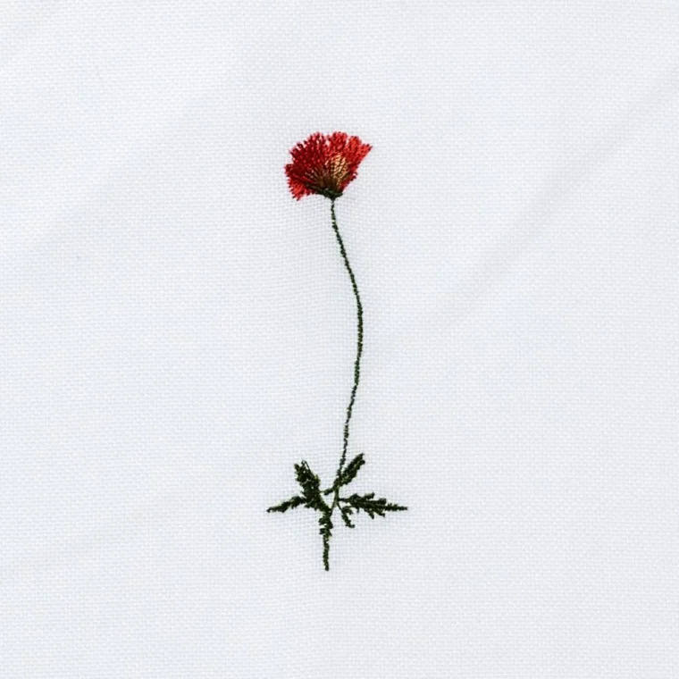 Langkilde & Søn Flora serviet med valmue