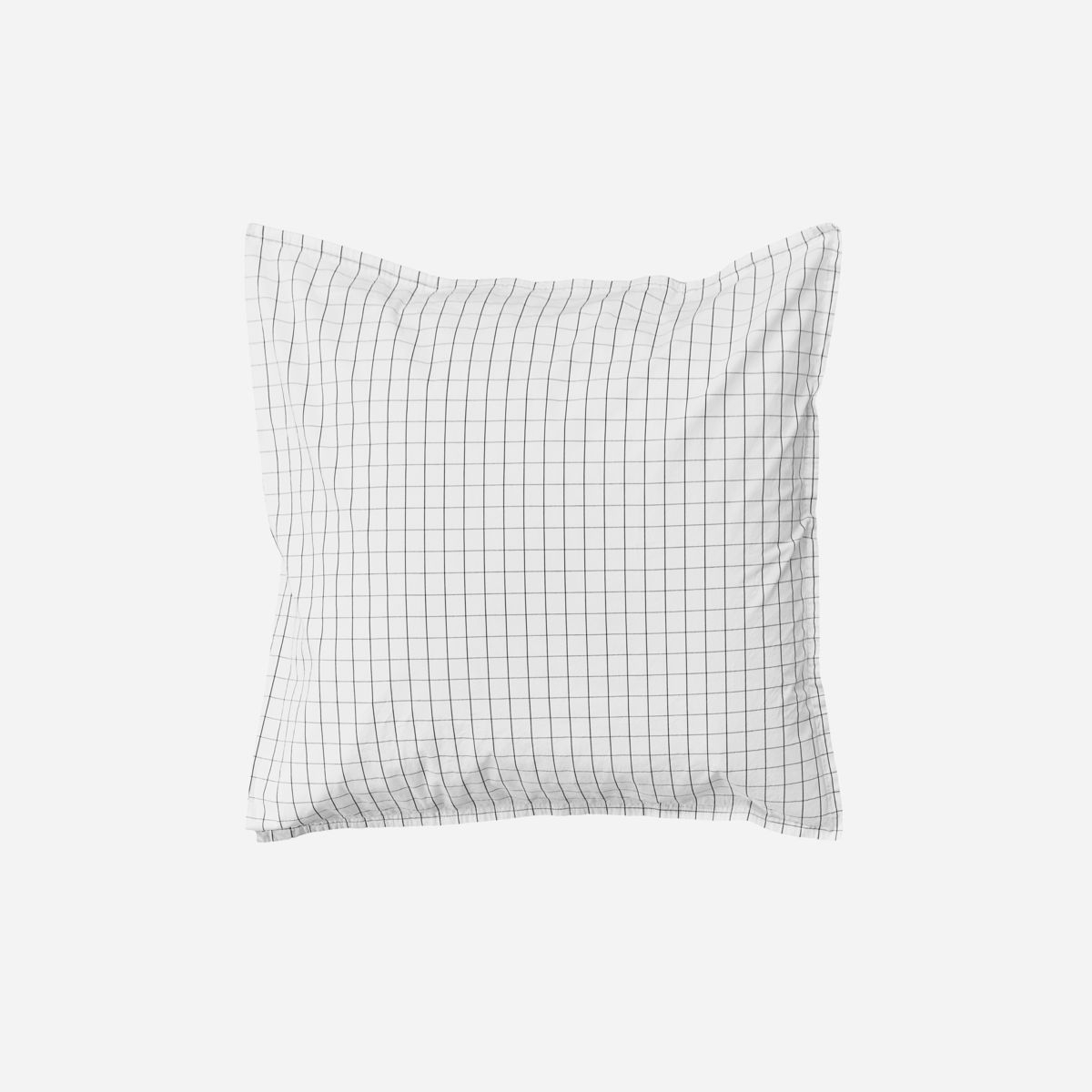 Pudebetræk, Erika, 63 x 60 cm, snow w. coal