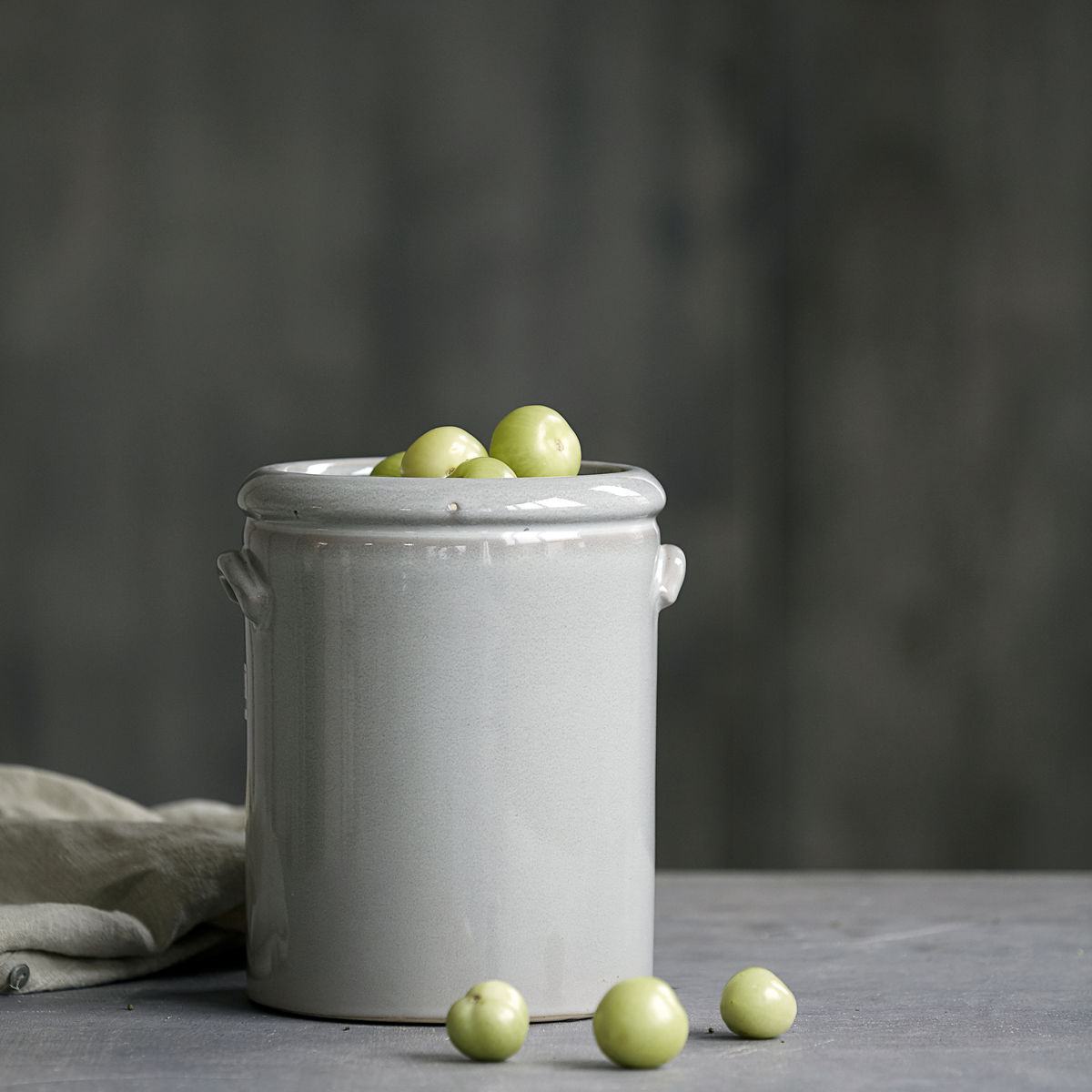 Urtepotte, Pottery M, lysegrå Urtepotte, Pottery M, lysegrå