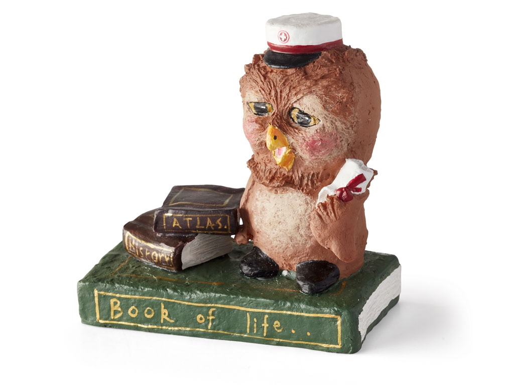 Medusa Copenhagen Studenter ugle Holger, rød, 13 cm* Medusa Copenhagen Studenter ugle Holger, rød, 13 cm*