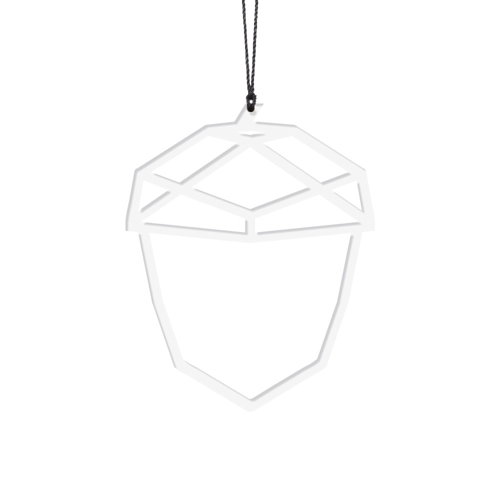 Felius, Agern, hvid 2 stk. Felius, Agern, hvid 2 stk.