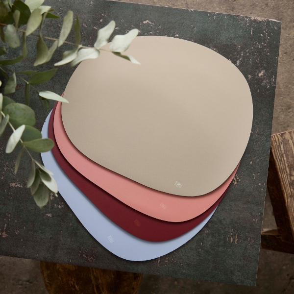 RAW Silicone - dækkeserviet soft surface - bordeaux