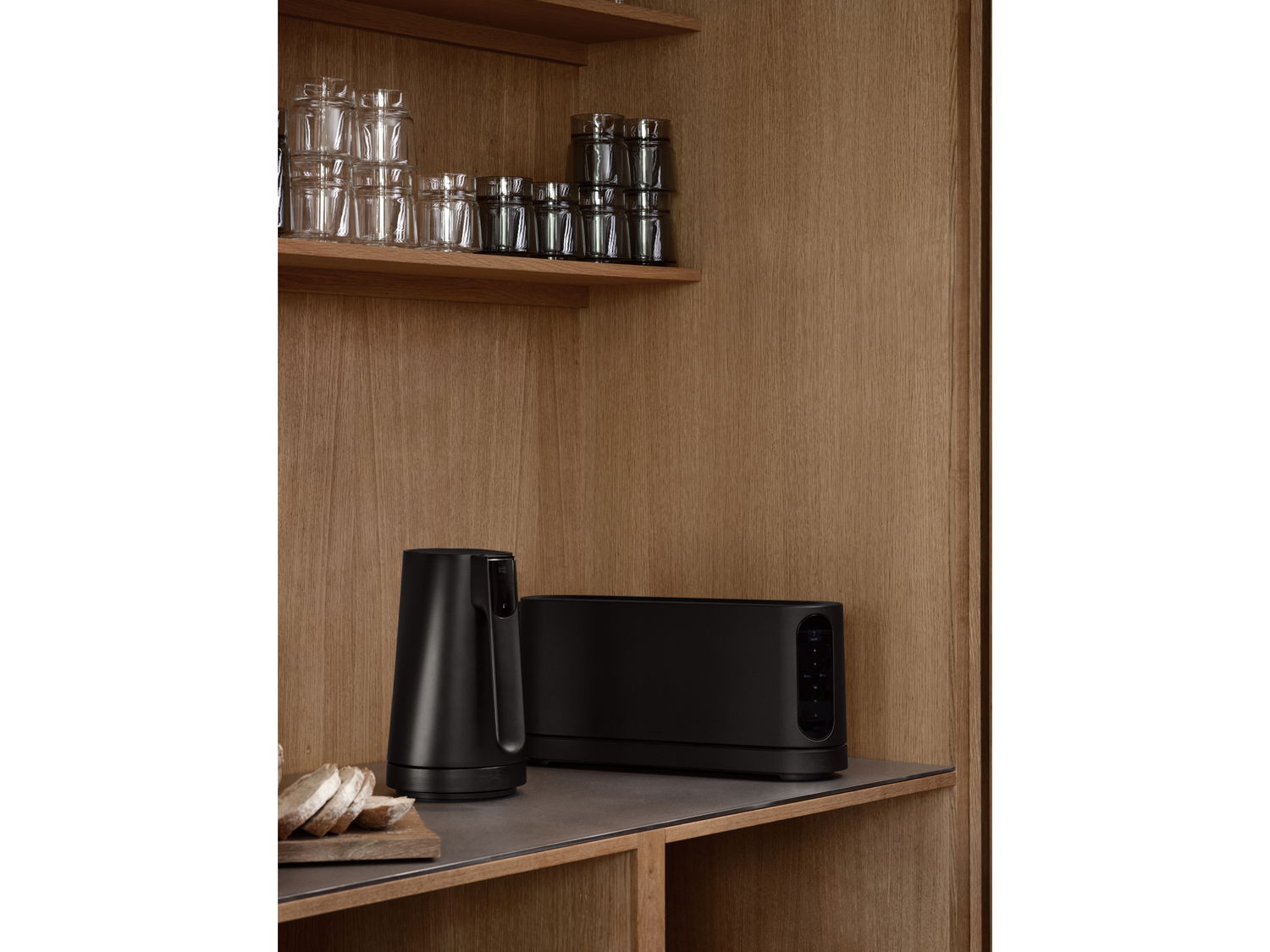 Jacob Jensen Long Slot Brødrister 41 x 11 x 19,5 cm Black