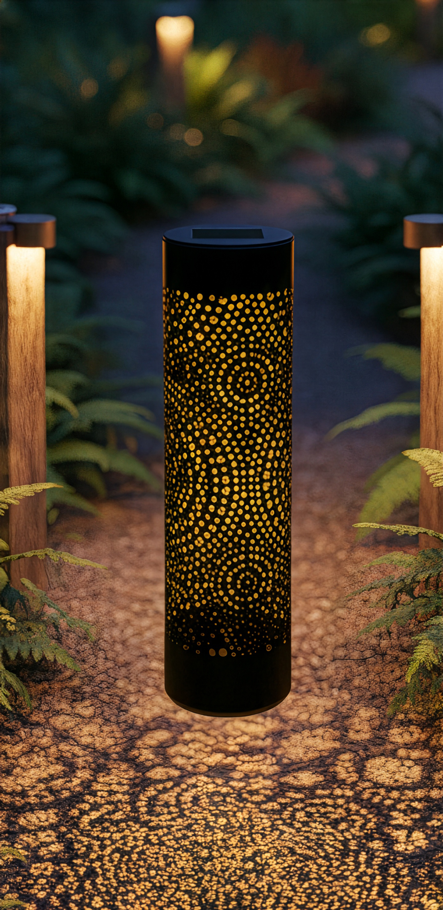 Skandi LED Solcelle Tube Projection - Small