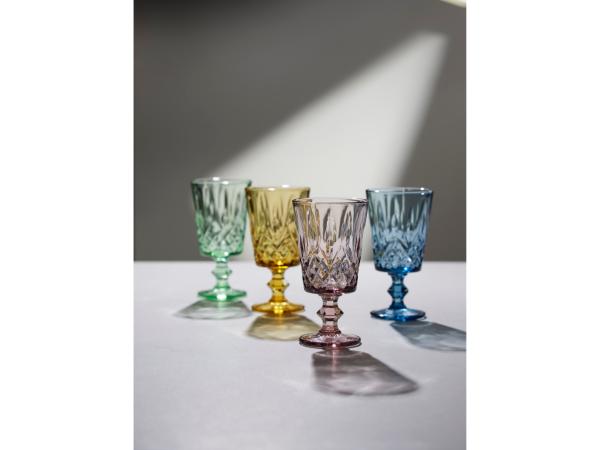 Lyngby Glas Sorrento Vinglas 29 cl 4 stk. Pink*