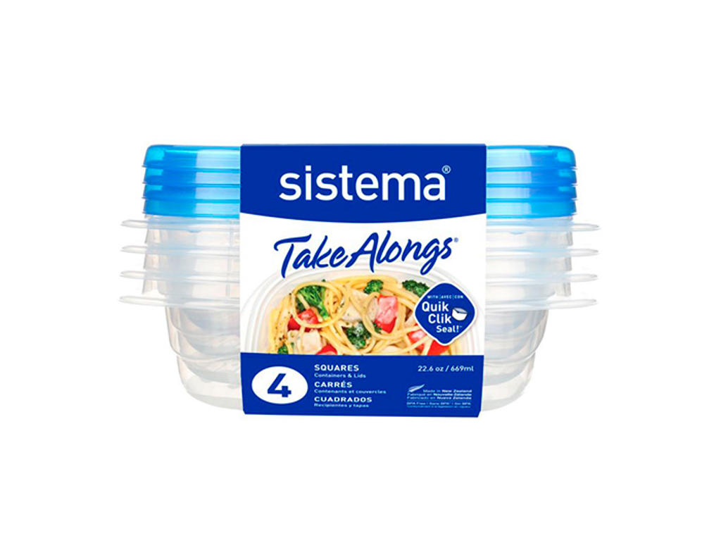 Sistema Square 4 Pack 669 ml Sistema Square 4 Pack 669 ml