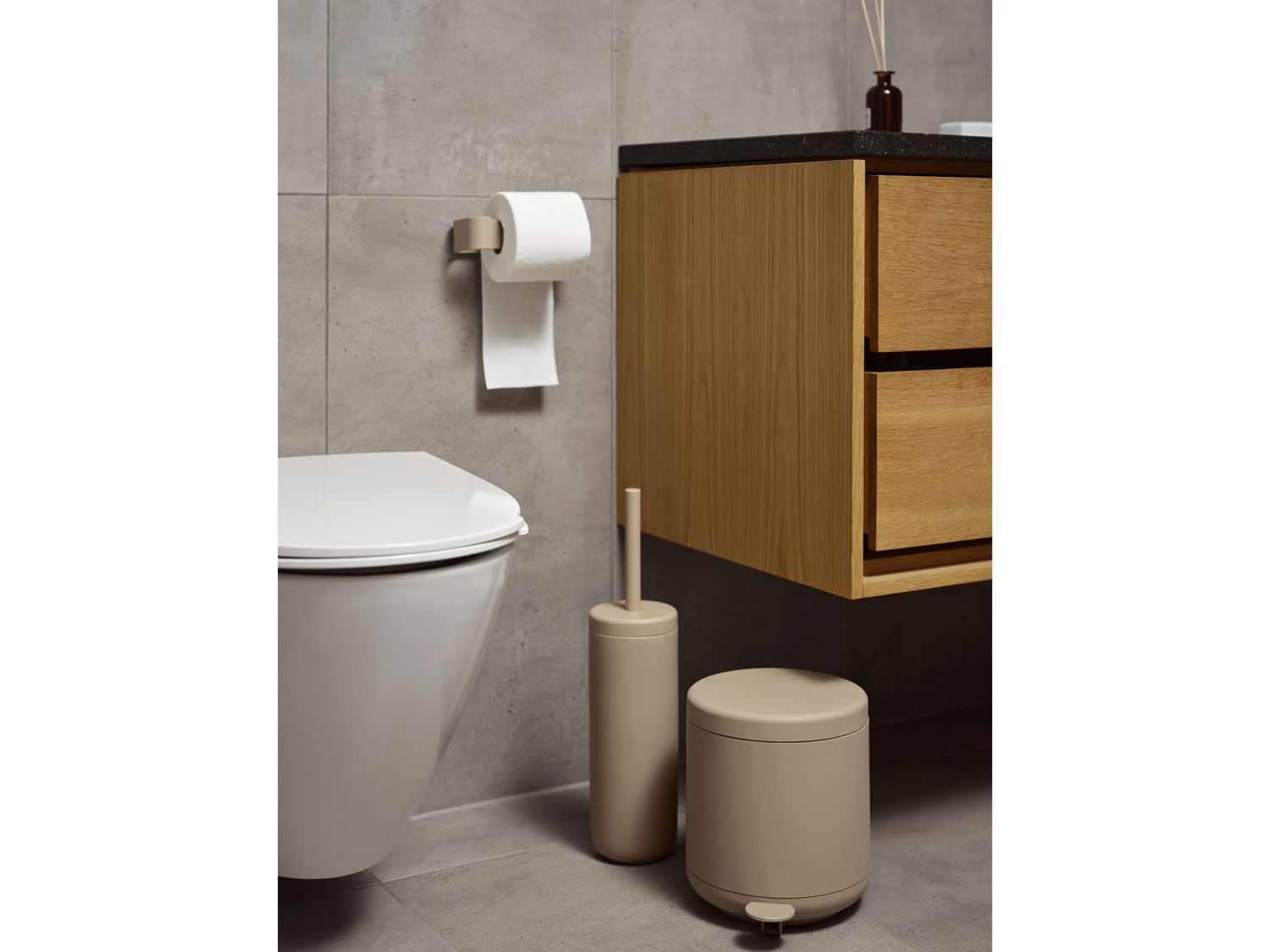 Zone Ume Toiletrulleholder Camel