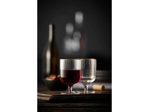 Lyngby Glas Palermo Gold Vinglas 30 cl 4 stk. Lyngby Glas Palermo Gold Vinglas 30 cl 4 stk.