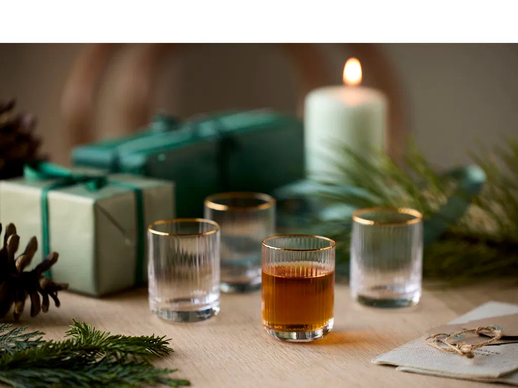 Shotglas Palermo Gold 6 cl 6 stk. Shotglas Palermo Gold 6 cl 6 stk.