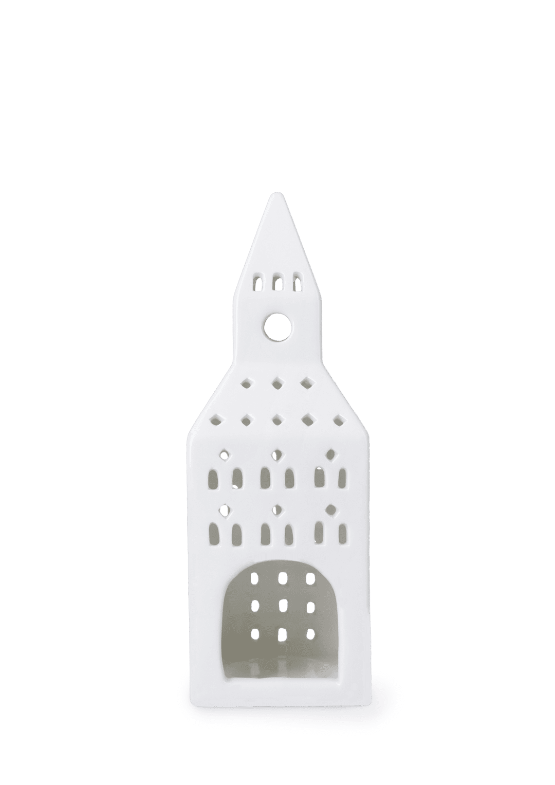 Kähler Urbania Lyshus Kirketårn H20 hvid Kähler Urbania Lyshus Kirketårn H20 hvid