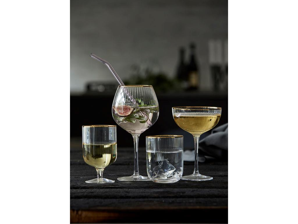 Lyngby Glas Palermo Gold Cocktailglas 31,5 cl 4 stk.