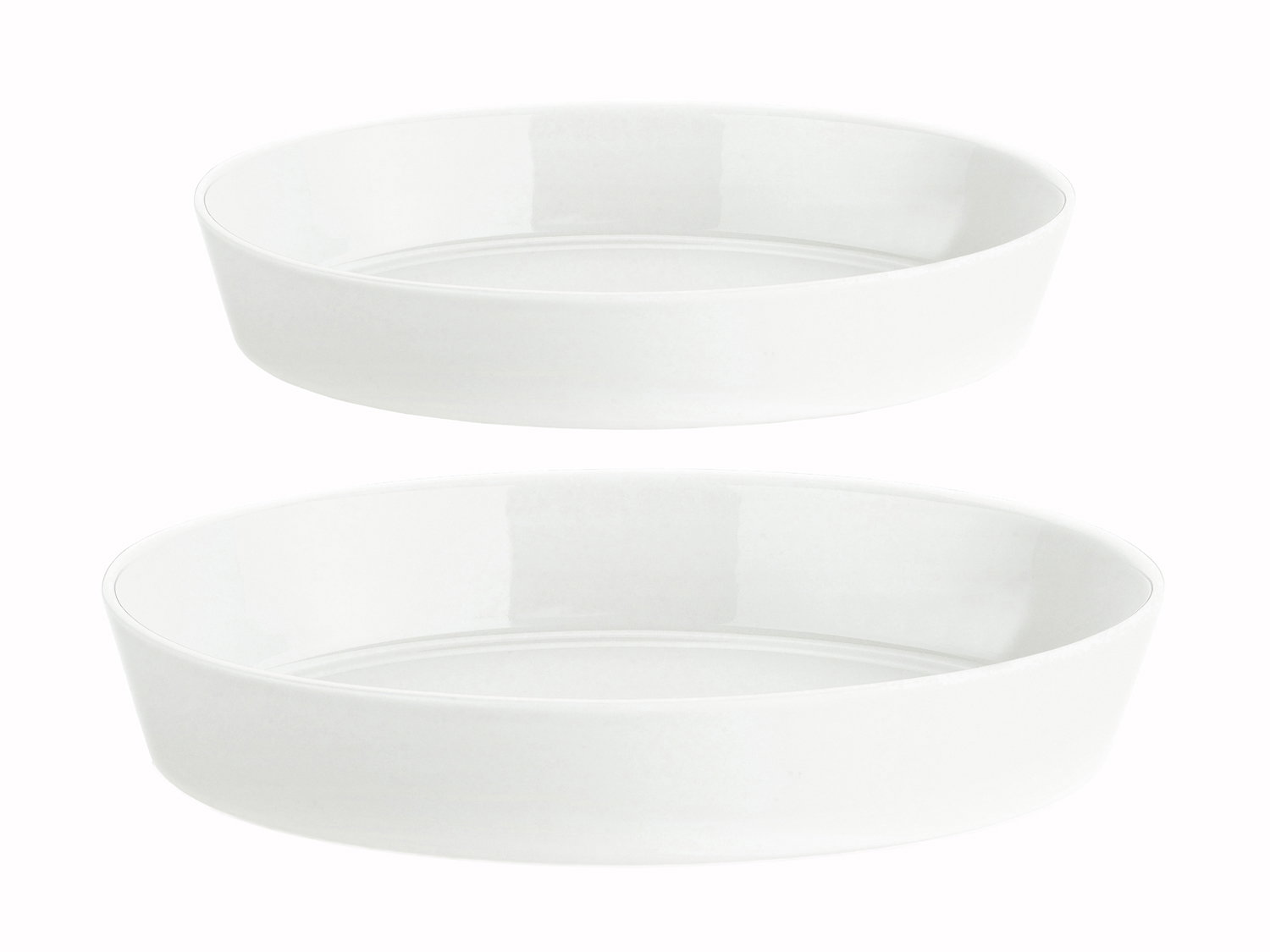 Fadsæt ovalt Serie Originale 2 dele 26/31 cm Hvid