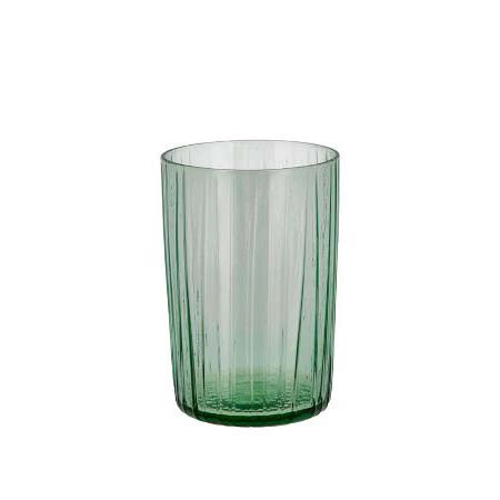BITZ Kusintha Drikkeglas Dia 7 x 10,5 cm 28 cl 4 stk. Grøn BITZ Kusintha Drikkeglas Dia 7 x 10,5 cm 28 cl 4 stk. Grøn