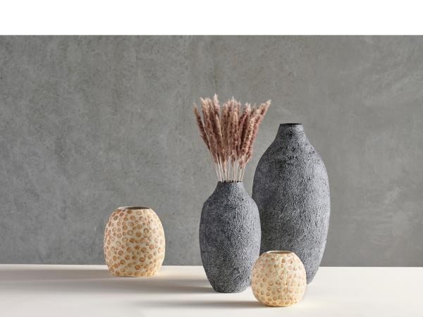 Villa Collection Torden Vase Dia 24 x 43 cm Sort
