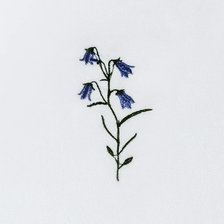 Langkilde & Søn Flora serviet med klokkeblomst