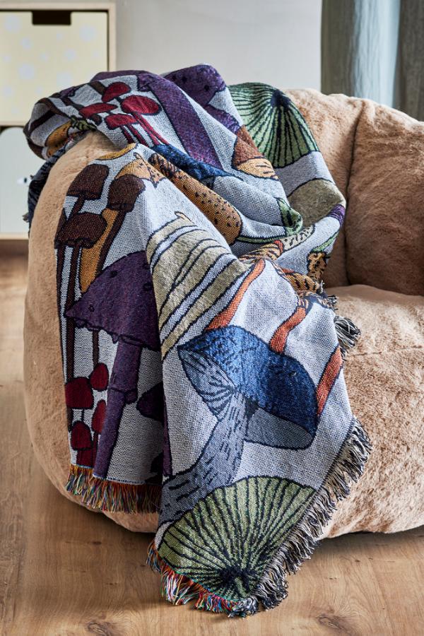 Sonam Plaid, L160xB130 cm, Multifarvet