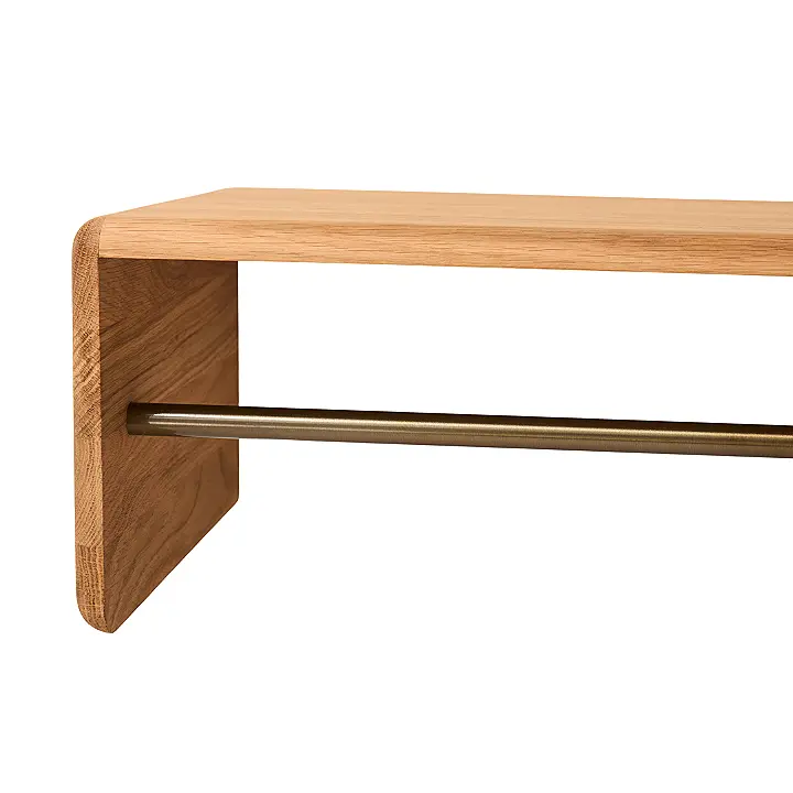 Level Multihylde - Natur, L55xD30xH20 cm - 100% Massiv Eg - Natur Olie