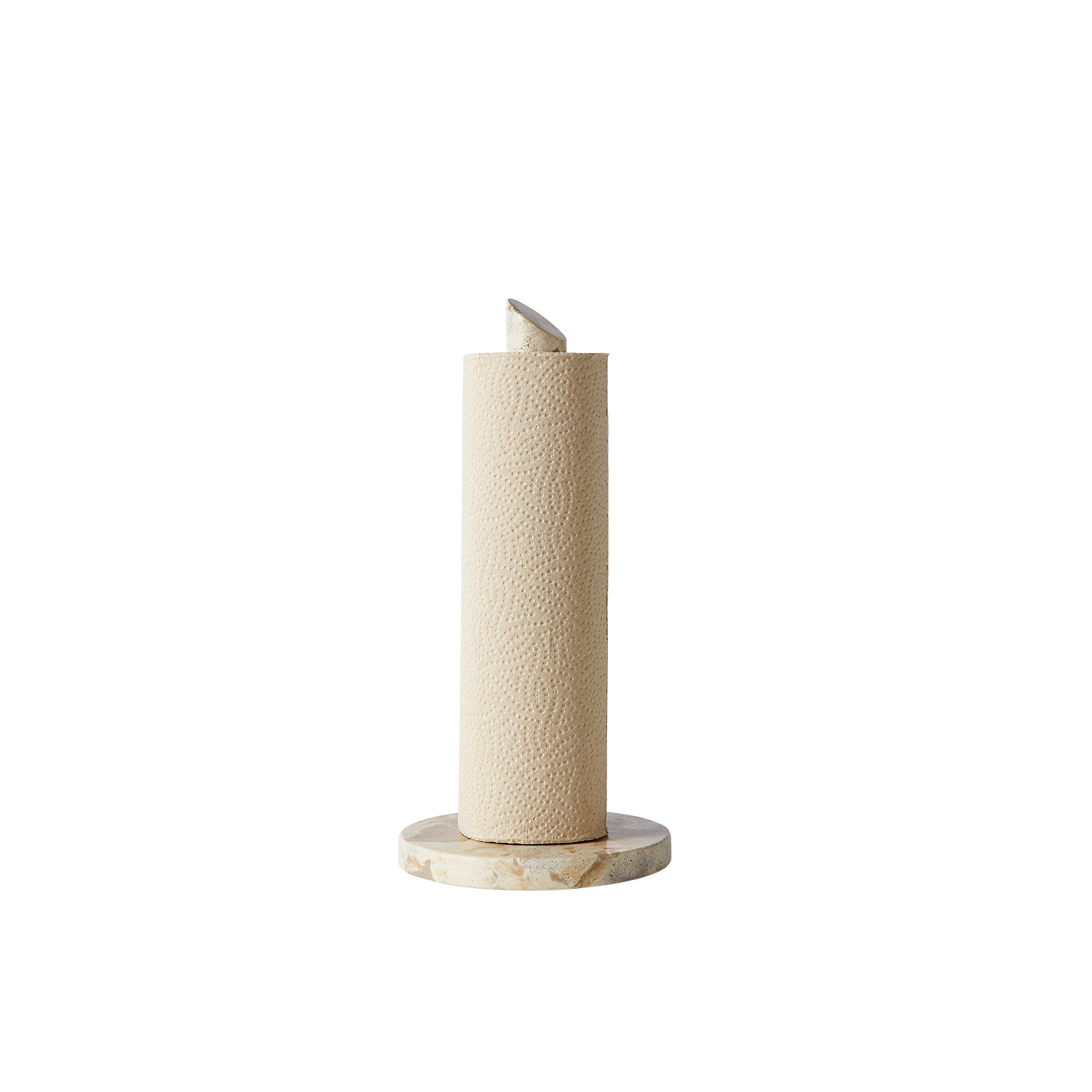 Køkkenrulleholder Vita - Seashell Marmor - Ø15xH31 cm