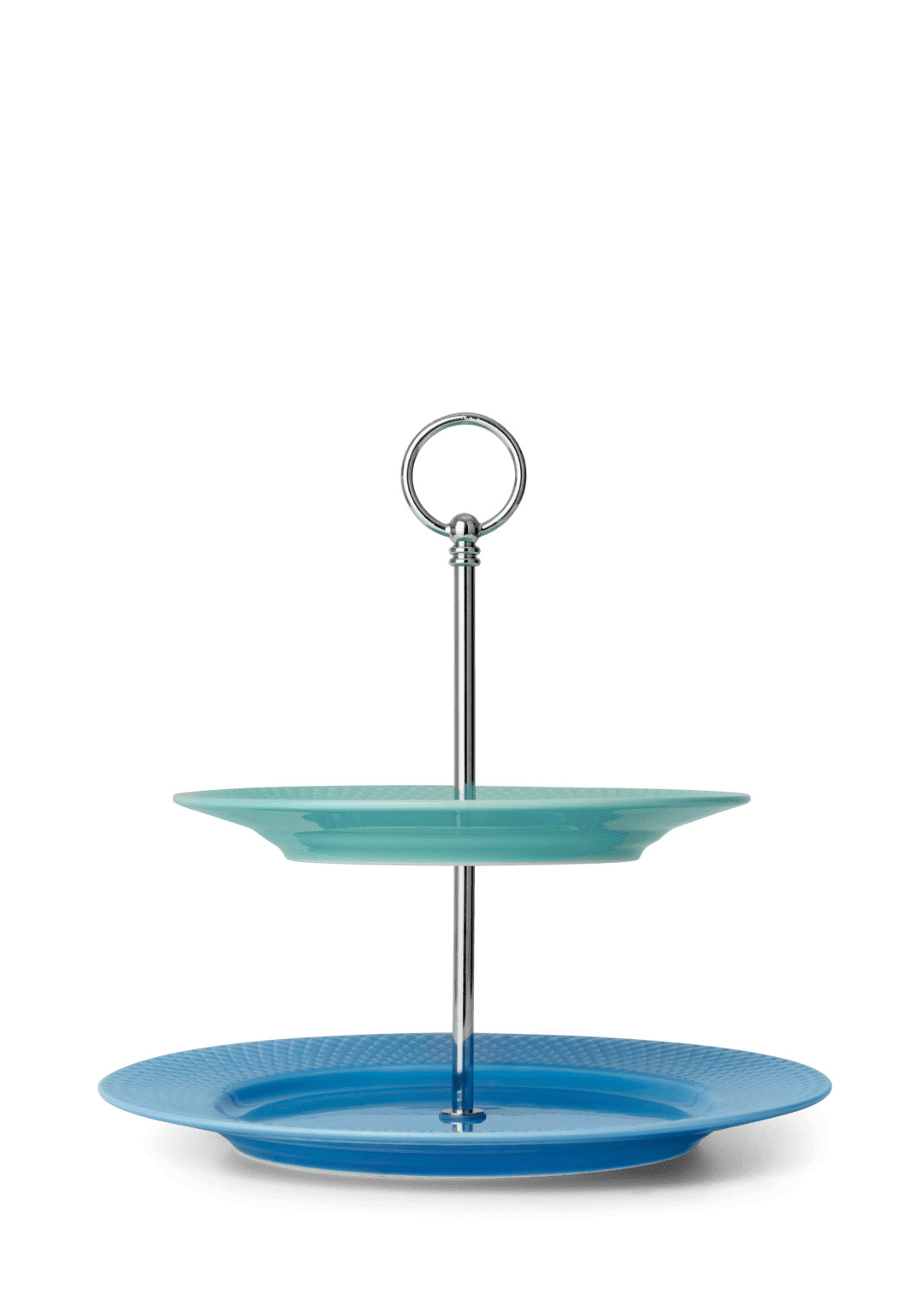 Rhombe Color Etagere Ø27 cm blå/grøn