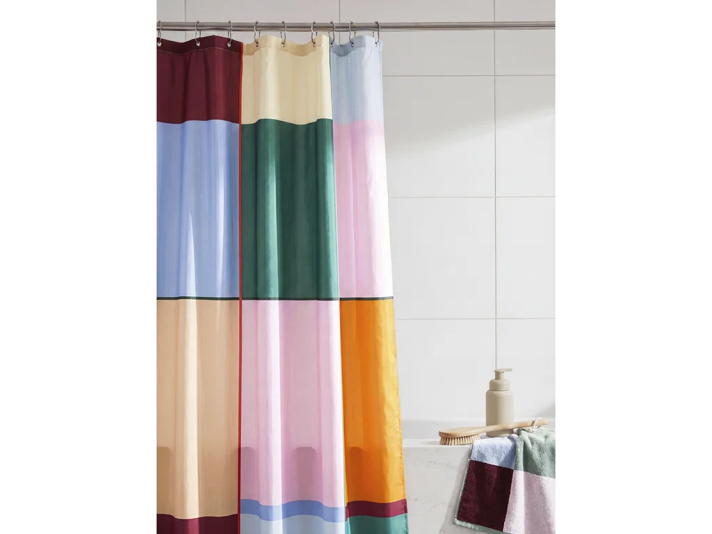 Södahl, Colour Block, Badeforhæng 180x200, Lilac