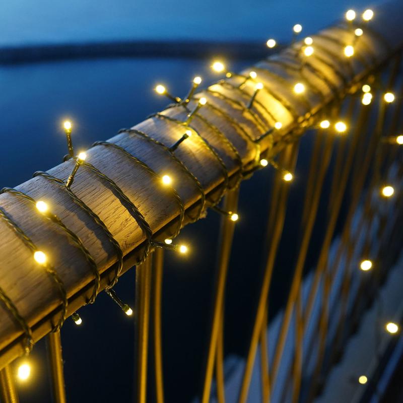 Easy-Line Batterikæde 300 LED,14,95m, Varm Hvid