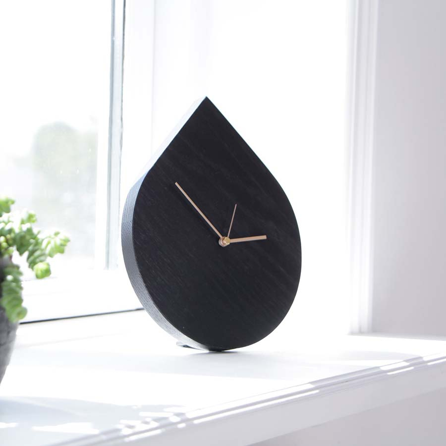 Drop Watch, sortbejdset eg Drop Watch, sortbejdset eg