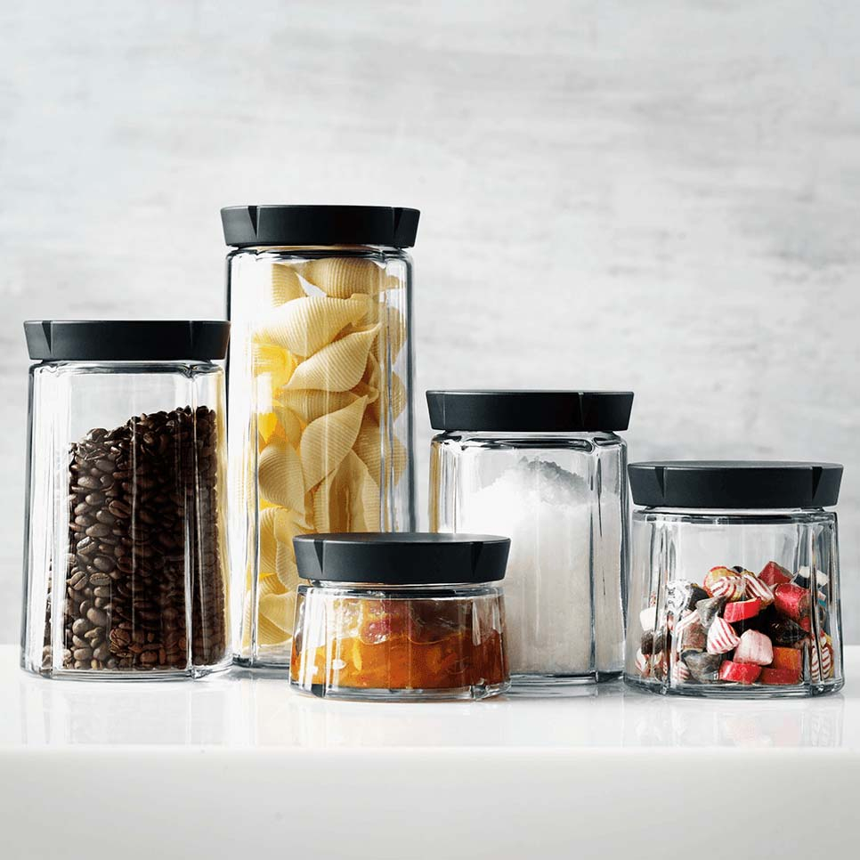 Grand Cru Opbevaringsglas 1,0 l sort Grand Cru Opbevaringsglas 1,0 l sort