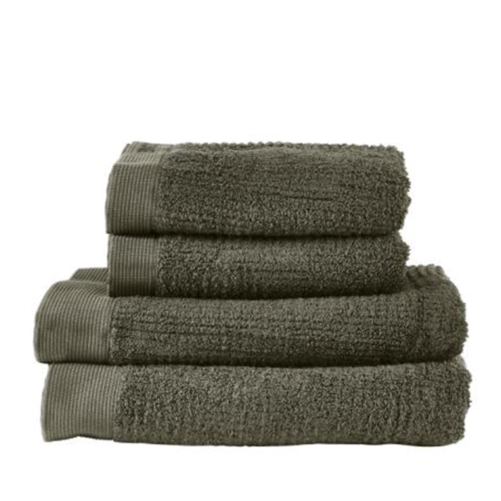 Zone Denmark Classic Håndklæde 4 stk. Olive green