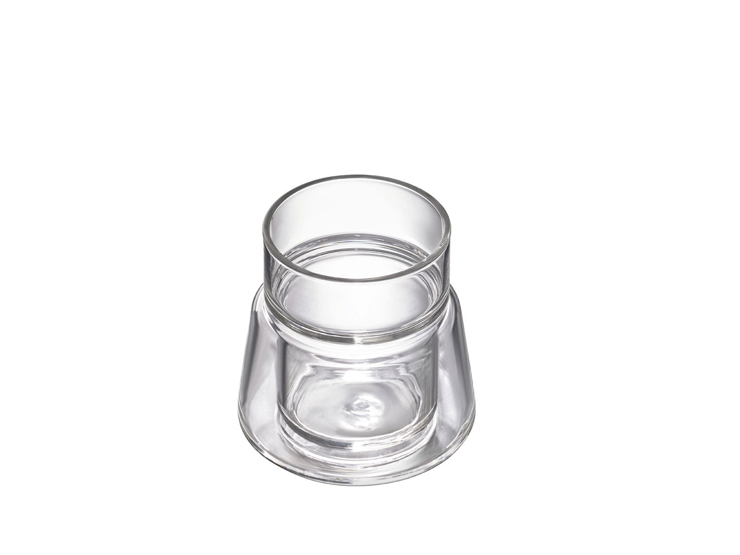 Jacob Jensen Small Dobbeltvægget glas Dia 6,5 x 7 cm 7 cl Clear