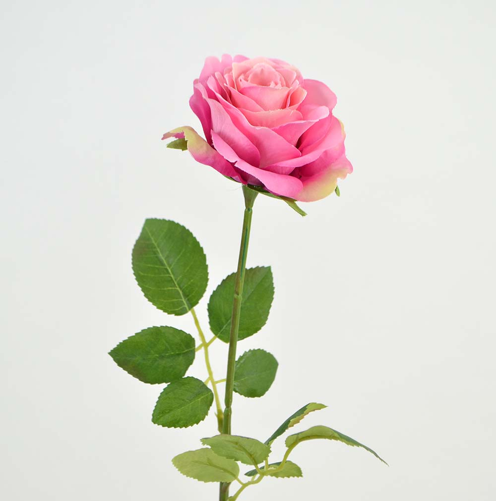 Rose branch, 43 cm, pink Rose branch, 43 cm, pink