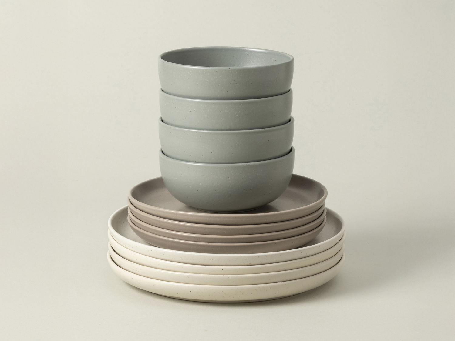 Tallerken flad Pacifica 27 cm Vanilla Keramik