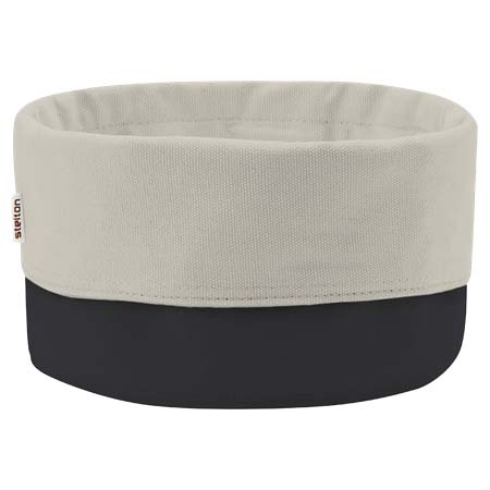 Brødpose, stor - sort/sand Brødpose, stor - sort/sand