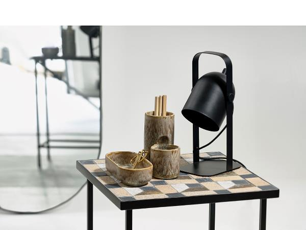 Villa Collection Nesvik Bordlampe 15 x 11 x 28,5 cm Sort