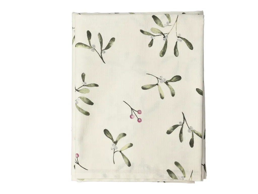 Södahl Juledug 140x350 cm Mistelten Nature Södahl Juledug 140x350 cm Mistelten Nature