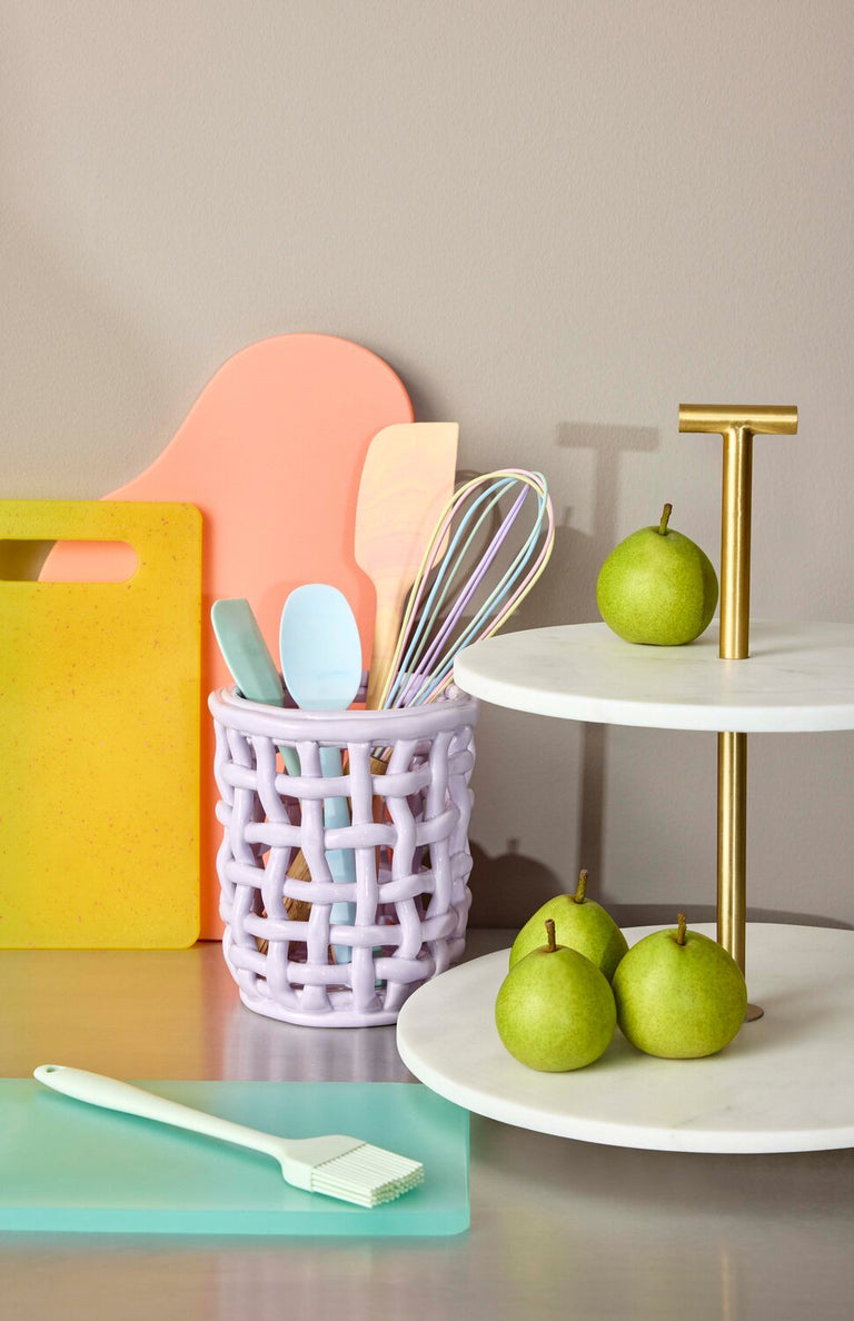 ME Cutting board confetti - mint, purple