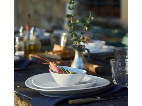 Pillivuyt Serie Originale Tallerken oval lille 23 x 20,5 cm Hvid