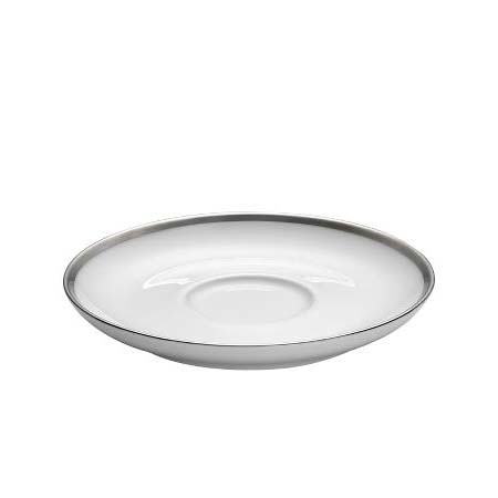 Pillivuyt Bistro Underkop cecil Dia 14 cm 18 cl Hvid/Sølv Pillivuyt Bistro Underkop cecil Dia 14 cm 18 cl Hvid/Sølv