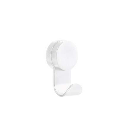 Zone Puck Hook single Krog m. sugekop, Hvid