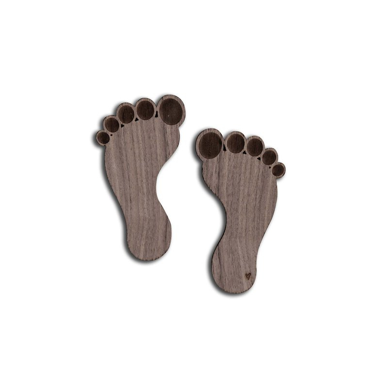 Fodspor, Valnød, 2 stk.*