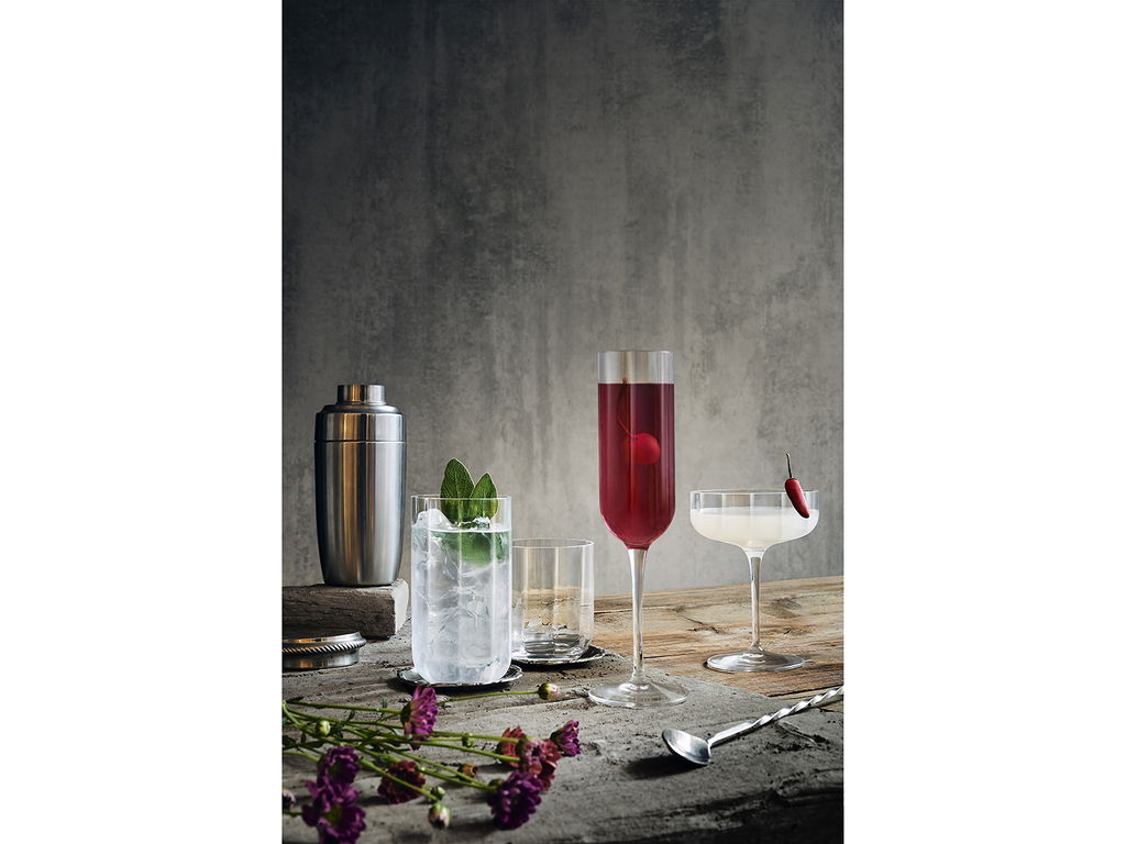 Luigi Bormioli Vandglas/whiskyglas Jazz 35 cl 4 stk.